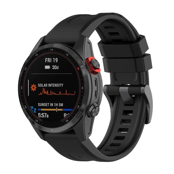 Armbånd til Garmin Fenix 7X 26 mm - Svart