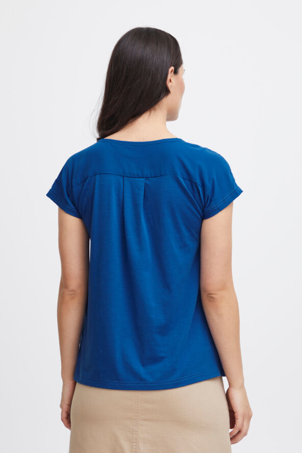 Fransa Zawov 2 Blouse Beaucoup blue
