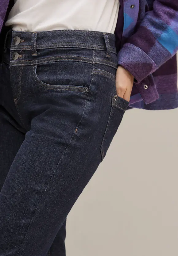 Free to move  Jeans - deep indigo rinsed wash