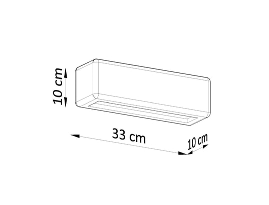 SOLLUX LIGHTING - Applique en céramique subani