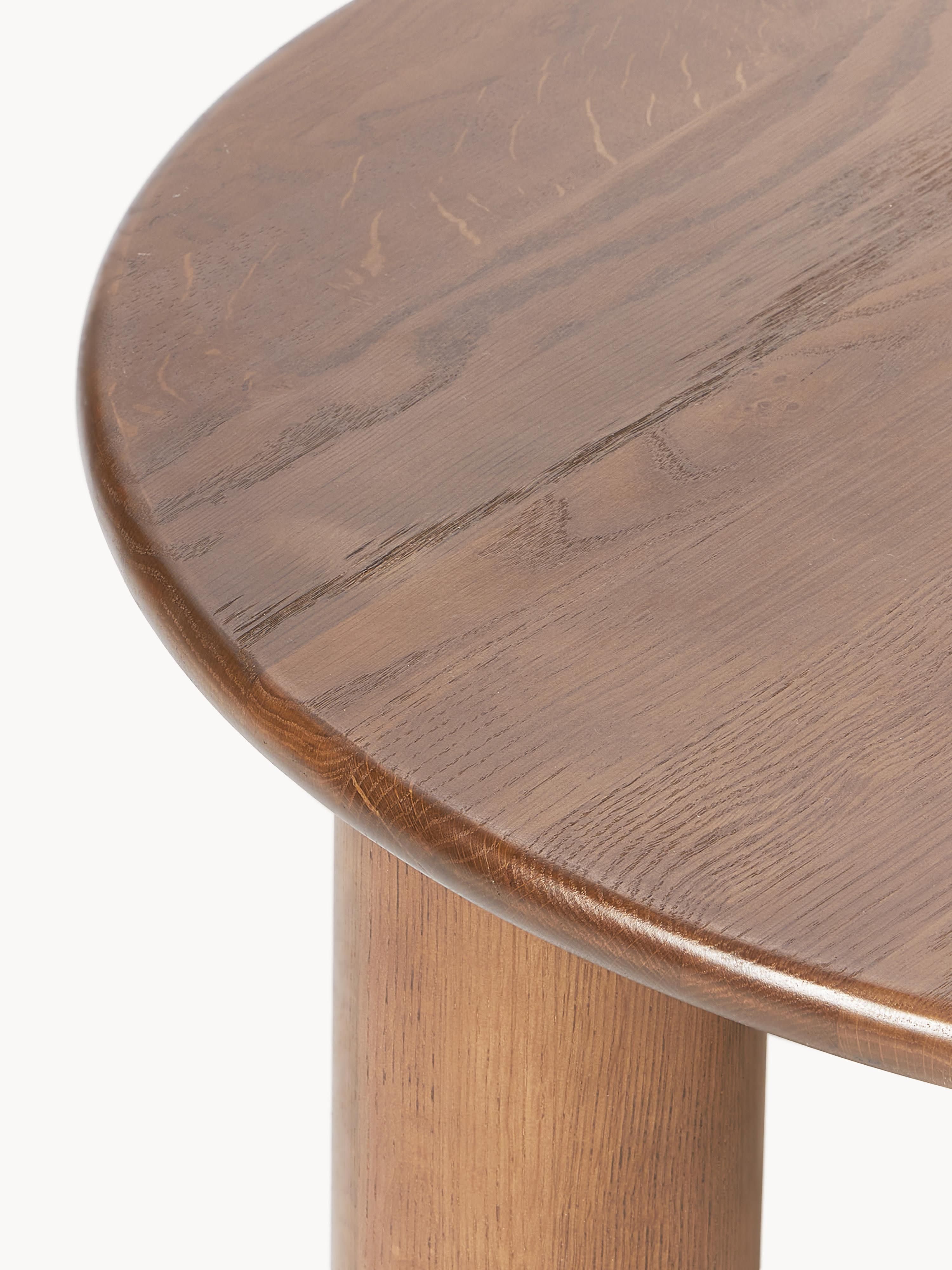 Ronde salontafel Didi van eikenhout