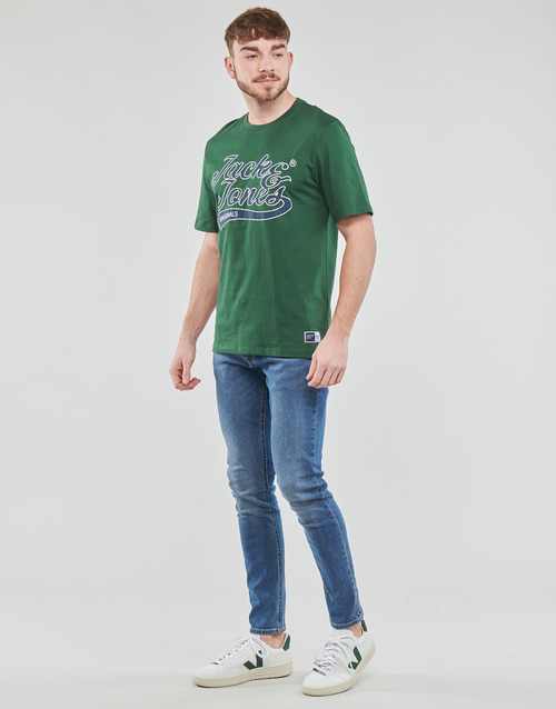 Jack & Jones - JORTREVOR UPSCALE SS TEE CREW NECK - Vert