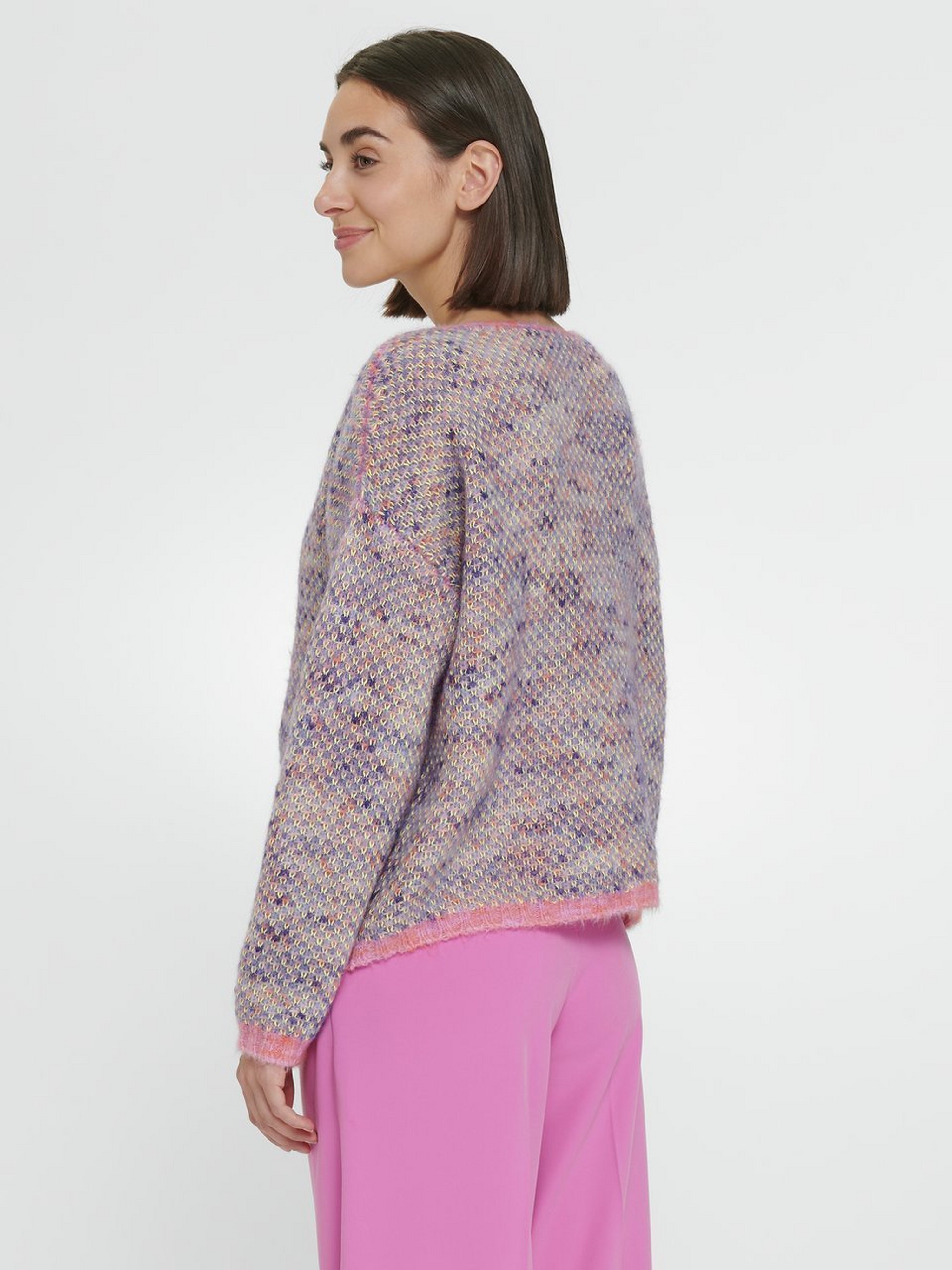 Pullover mit U-Boot-Ausschnitt
