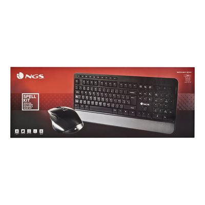 NGS Spell Kit - Ensemble clavier et souris sans fil - Azerty