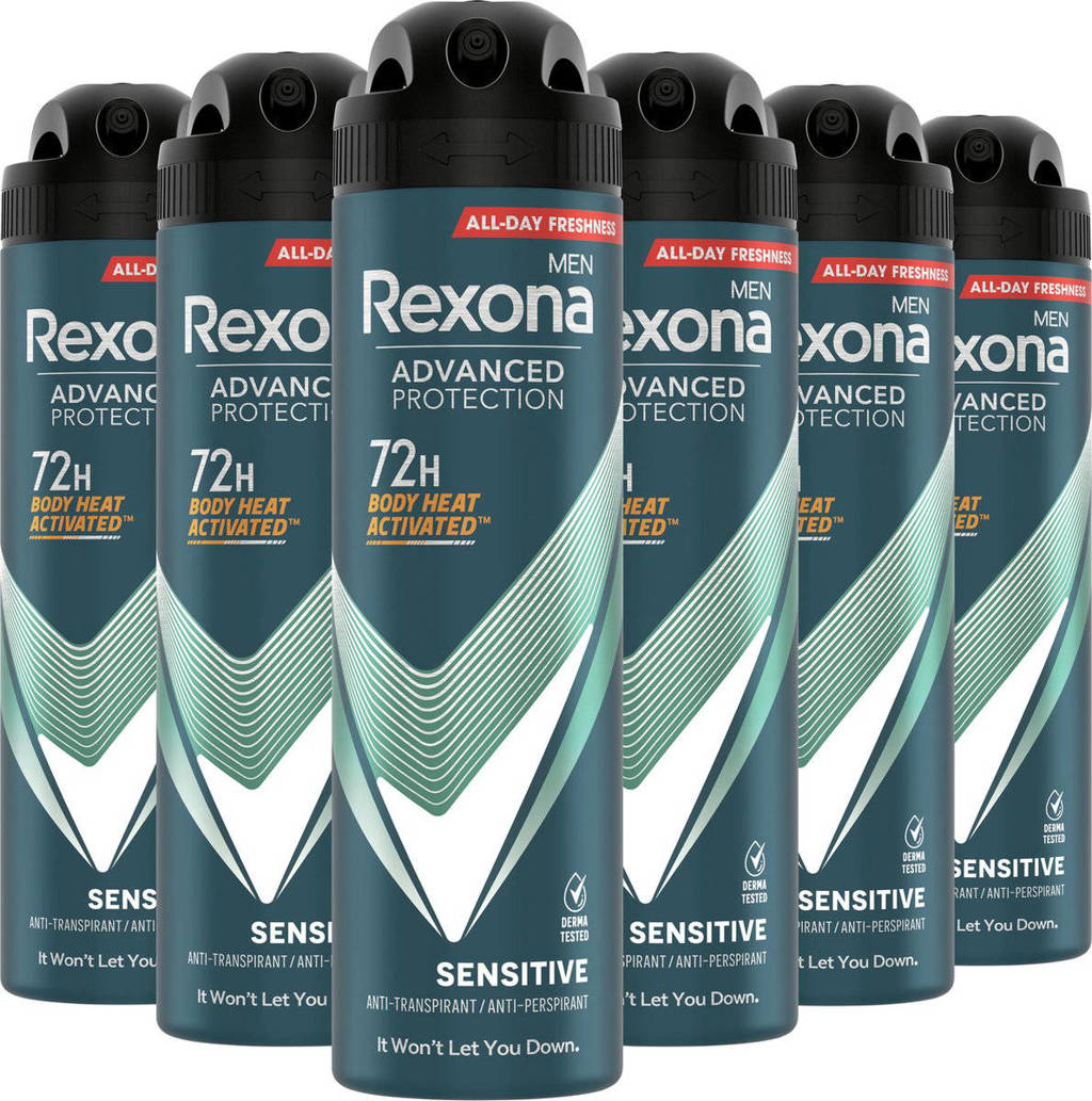 Sensitive anti-transpirant deodorant spray - 6 x 150 ml