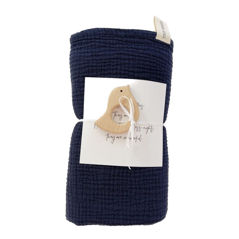 TINY BIRDS Premium Musselintuch