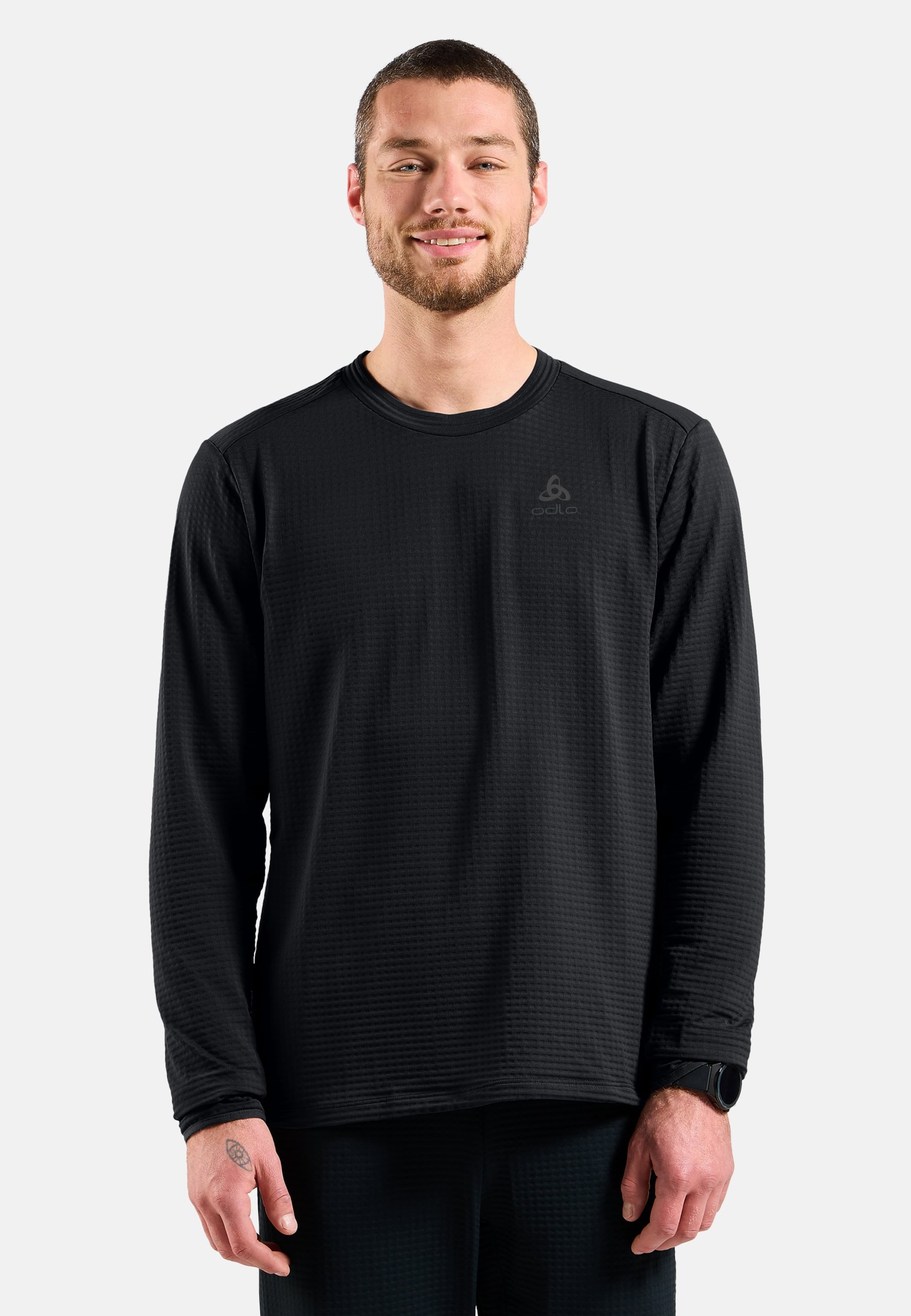 Essentials Thermal Laufshirt mit Rundhalsausschnitt in black