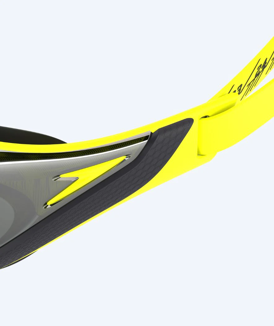 Speedo Elite svømmebriller - Fastskin Pure Focus Mirror - Gul/sort