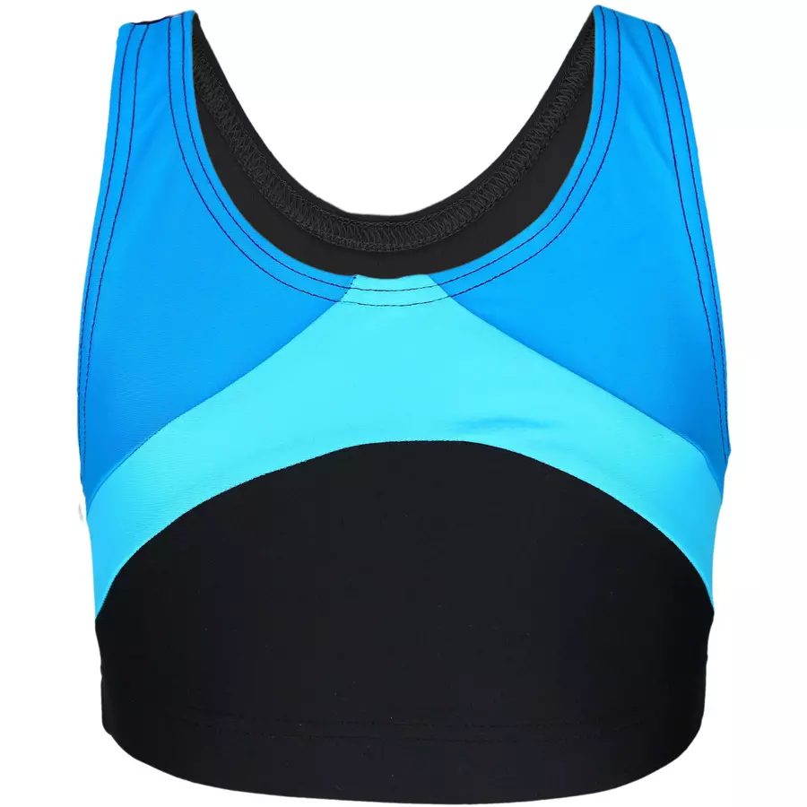 Aquarti Mädchen Sport Bikini Racerback Bustier & Bikinislip hellblau