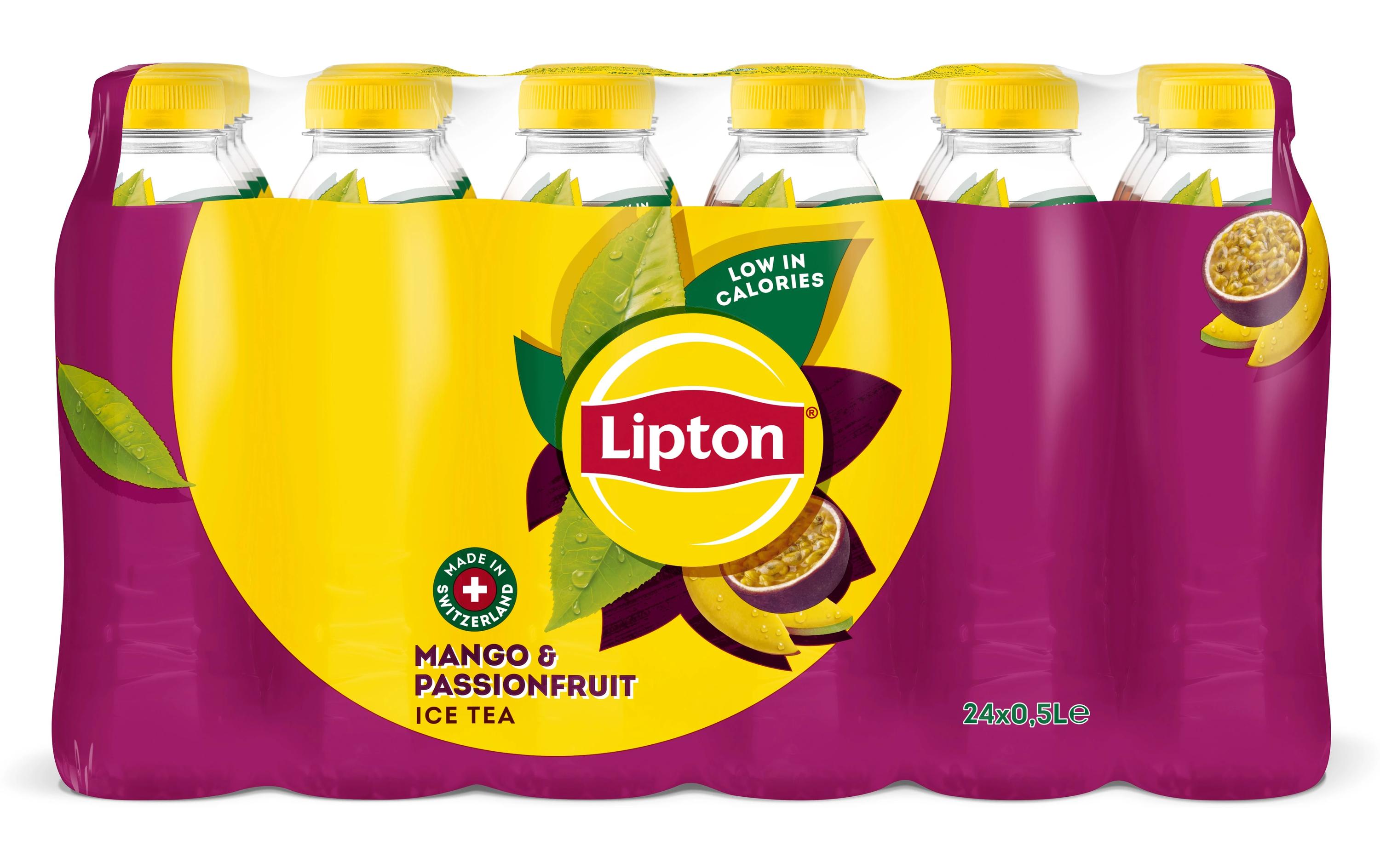 Eistee Mango und Passion Fruit 24 x 0.5 lErfrischender Eistee mit dem fruchtigen Geschmack von Mango und Passionsfrucht