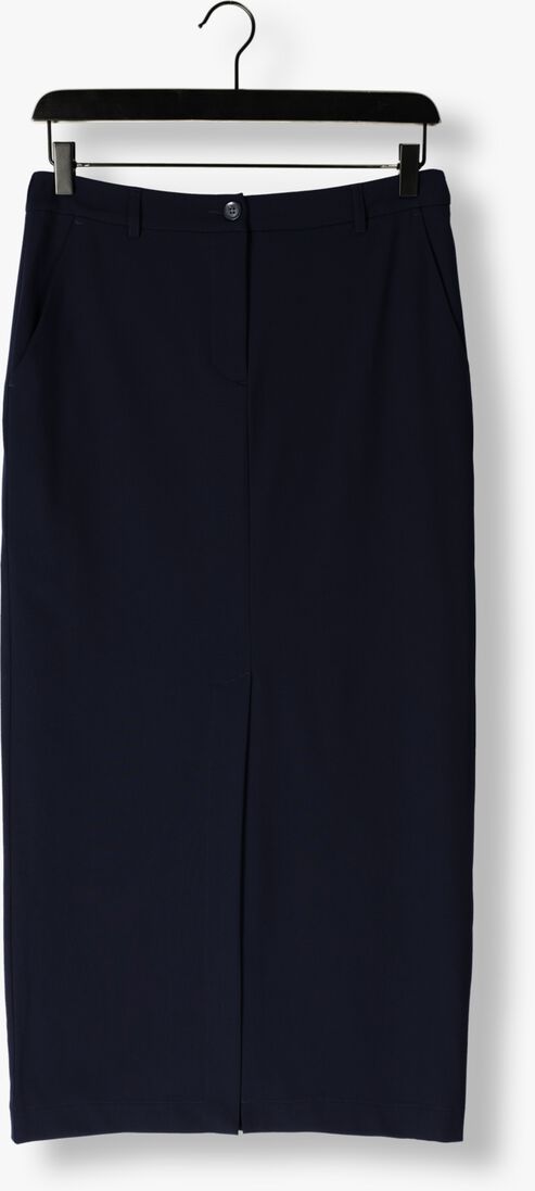 blauwe summum midirok skirt viscose blend