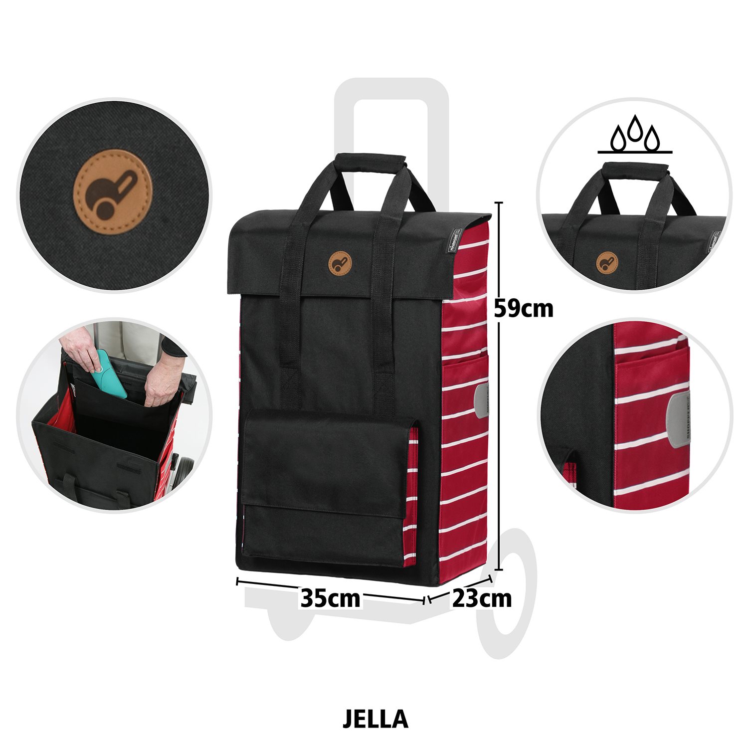 Andersen Scala Shopper Jella red