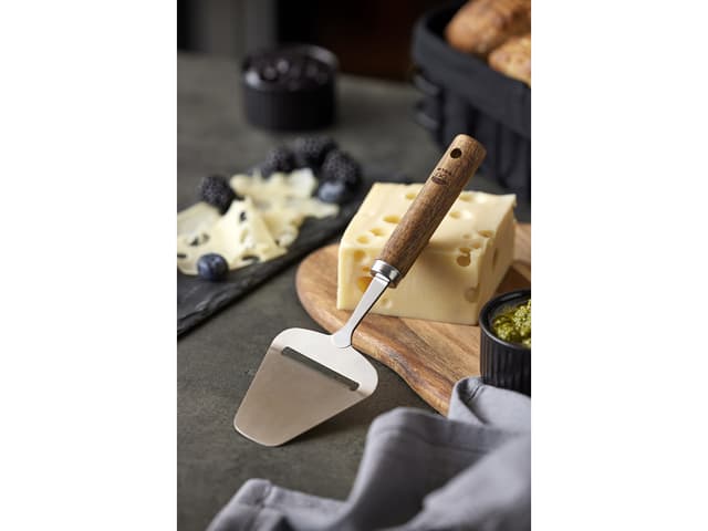 HOLM Ostehøvl 22,5 cm Rustfrit stål/Akacie