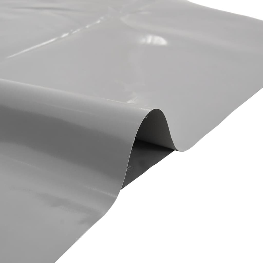 vidaXL Afdekzeil, grijs, 1x2,5 m, 650 g/m²