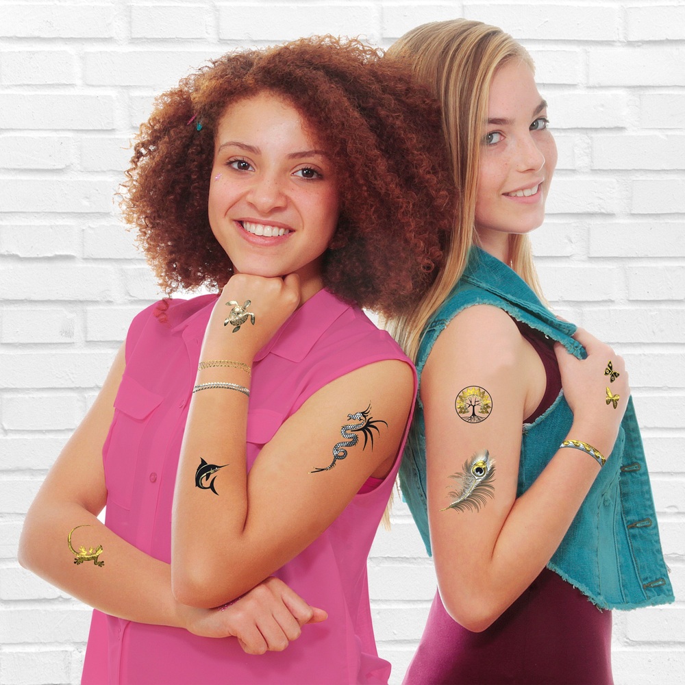 FabLab Glitzer-Nagel- und Tattoo-Party-Set