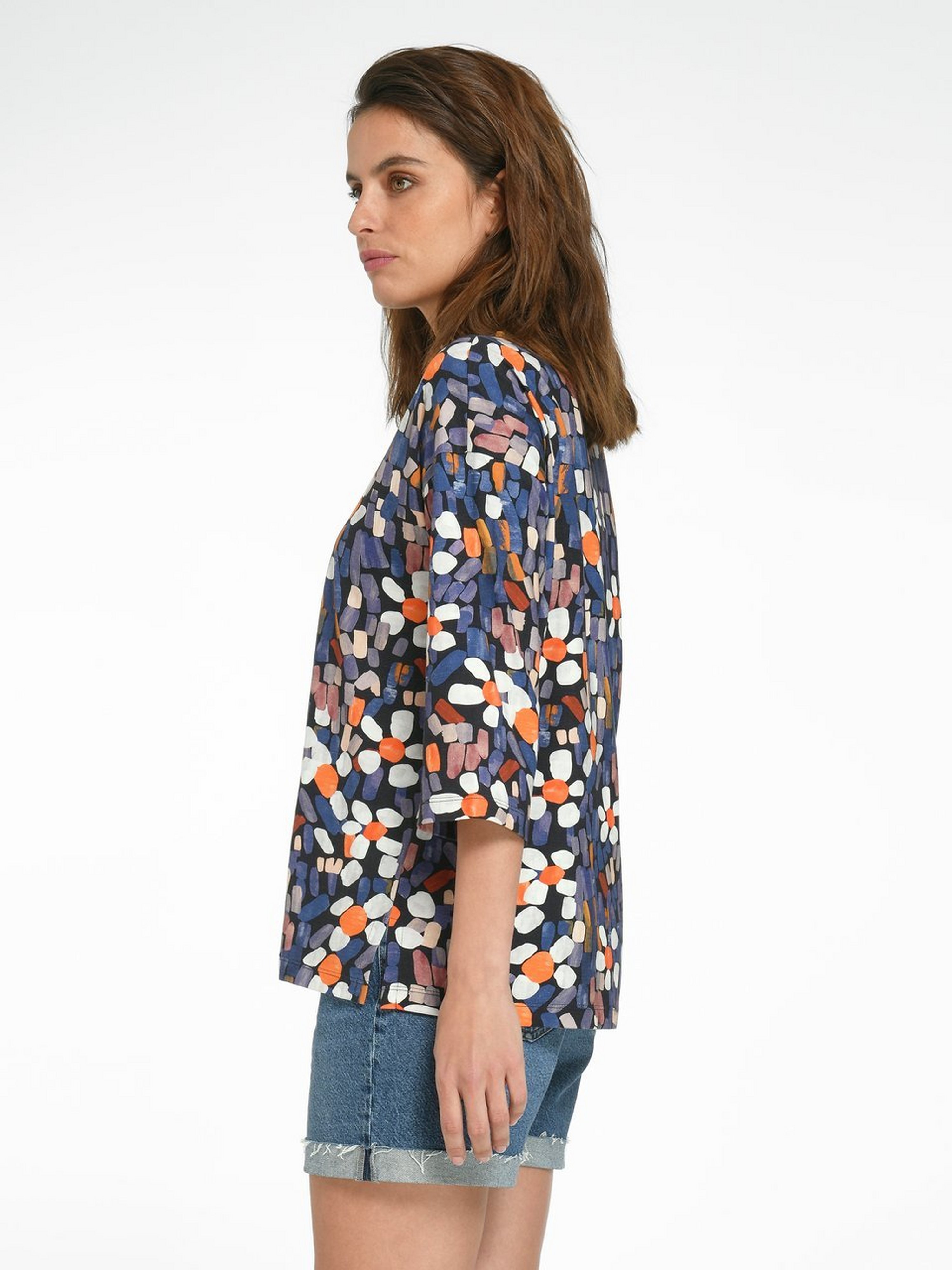 Rundhals-Shirt