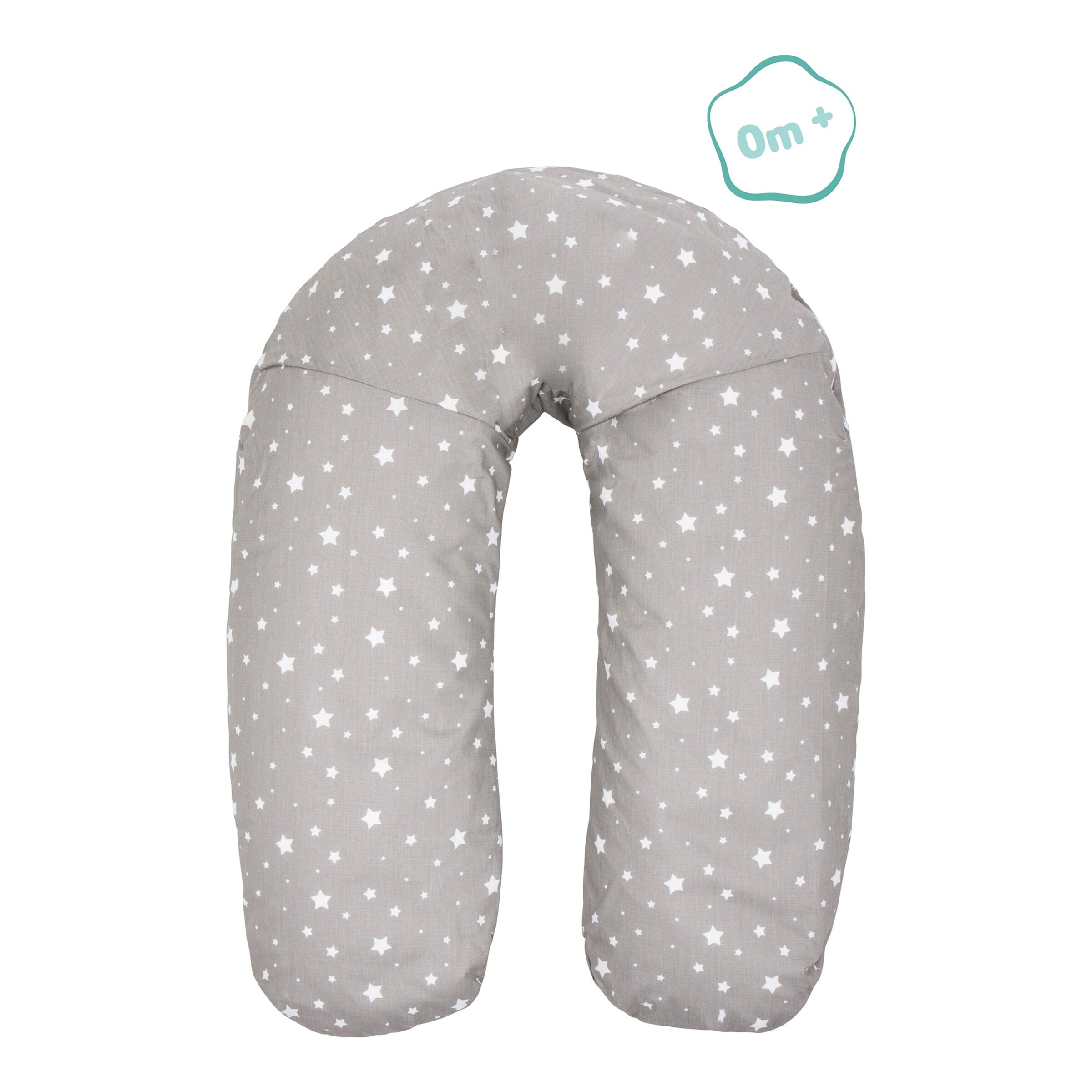 Fillikid Stillkissen 190cm Sterne grau