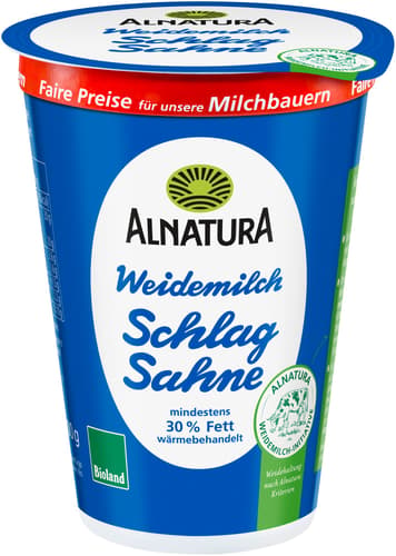 Alnatura BIO Weidemilch Schlagsahne