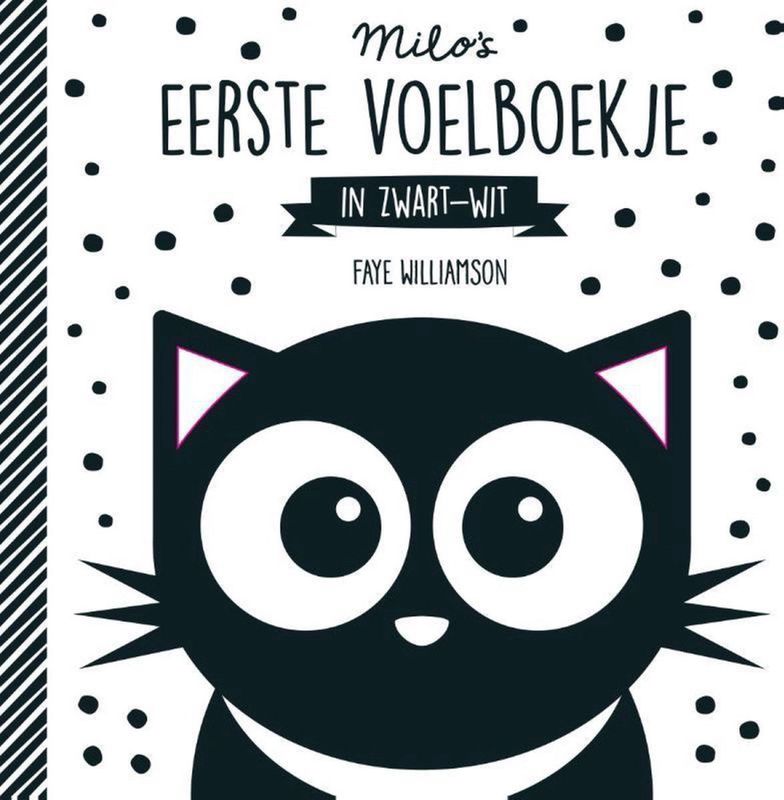 Interactief Voelboekje - Zwart-Wit - Voor Baby’s en Peutertjes