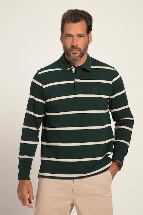 Rugby-Sweater, Ringel, Web-Kragen