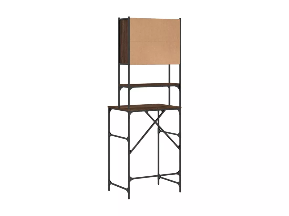 Armoire de machine à laver chêne marron 68x48,5x194 cm