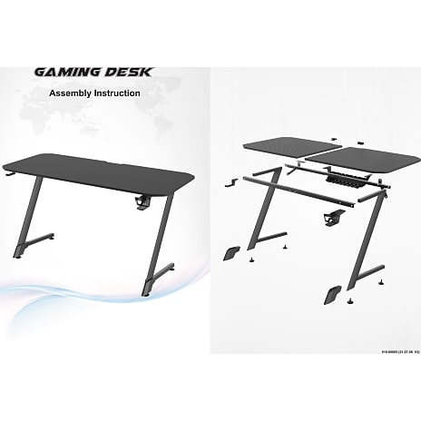 Game Y'S Gamerbord med RGB lys