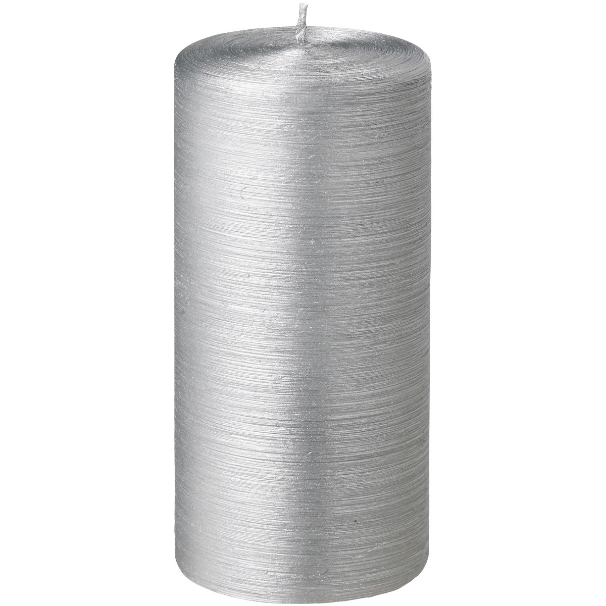 Bougie non parfumée - Argent - 490 g