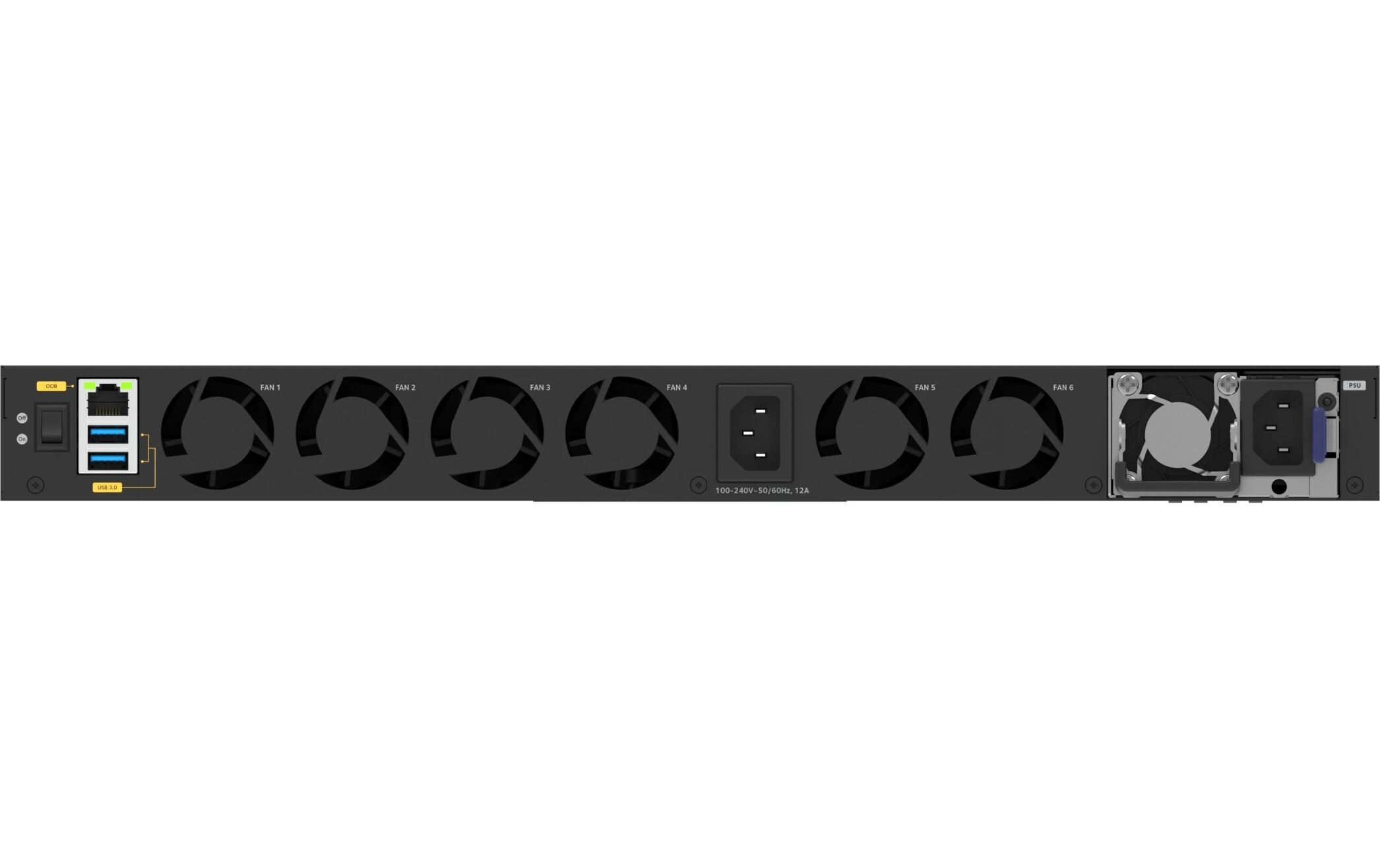 PoE++ Switch AV Line M4350-40X4C 44 Port<br>40x10G/Multi-Gig PoE++ (196W - 1676W PoE-Leistung) und 4xQSFP28 (100G) Managed Switch