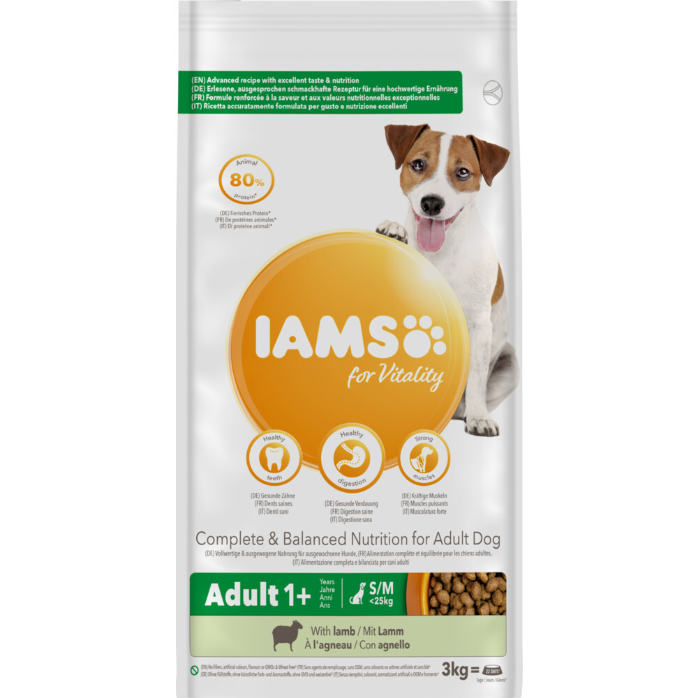 Iams Dog Adult Small - Medium Lam3 kg
