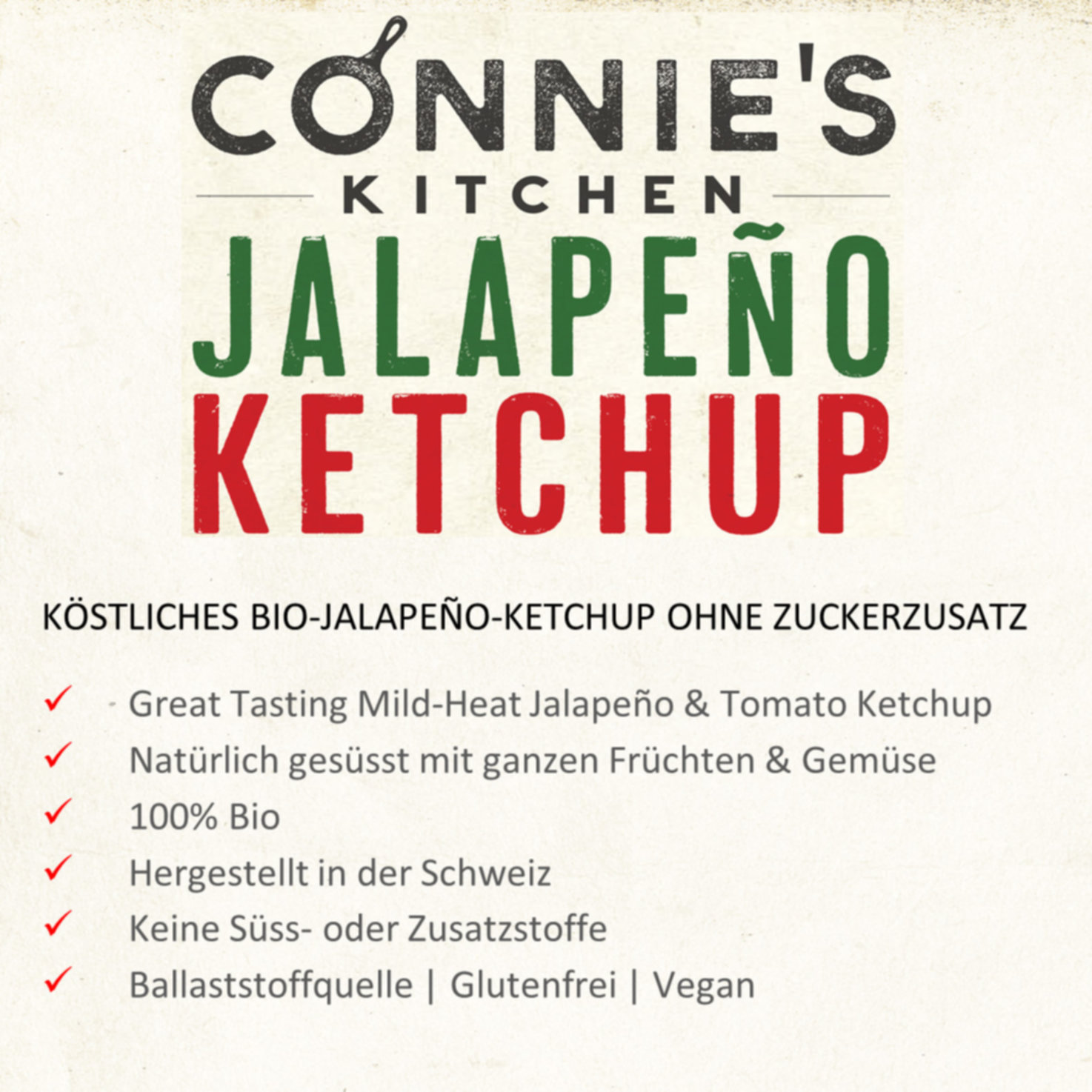 Connie's Kitchen Jalapeño Bio Ketchup