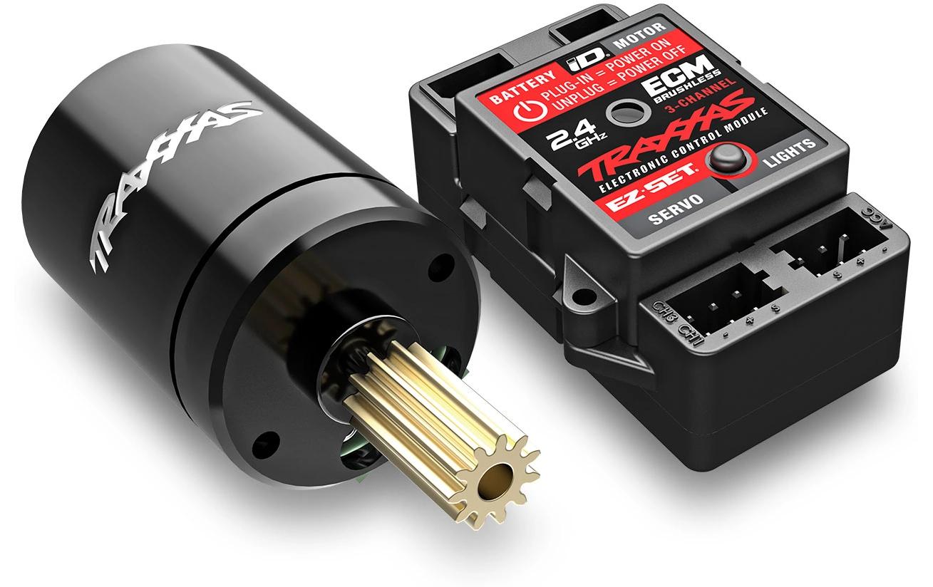 Brushless-Antriebsset 4M 3350 kV<br>TRX-4M Bürstenloses Antriebssystem