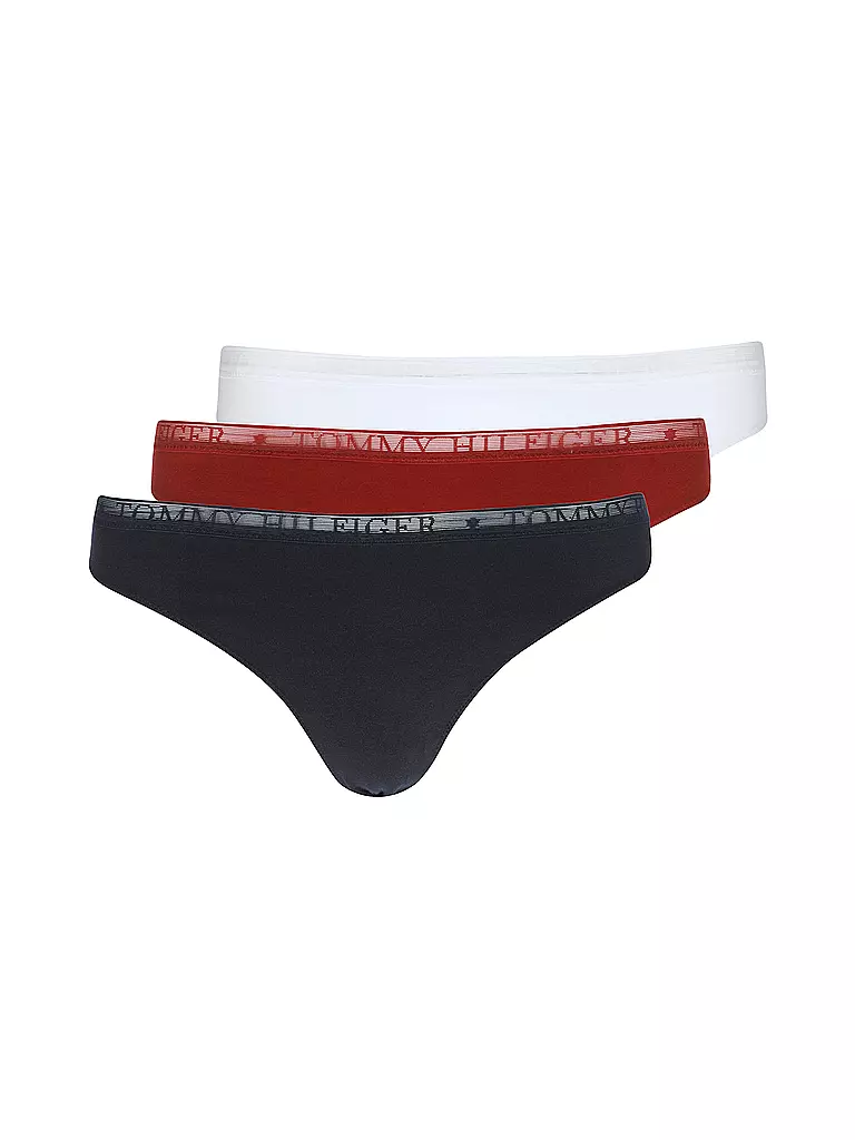TOMMY HILFIGER String 3-er Pkg. orange schwarz