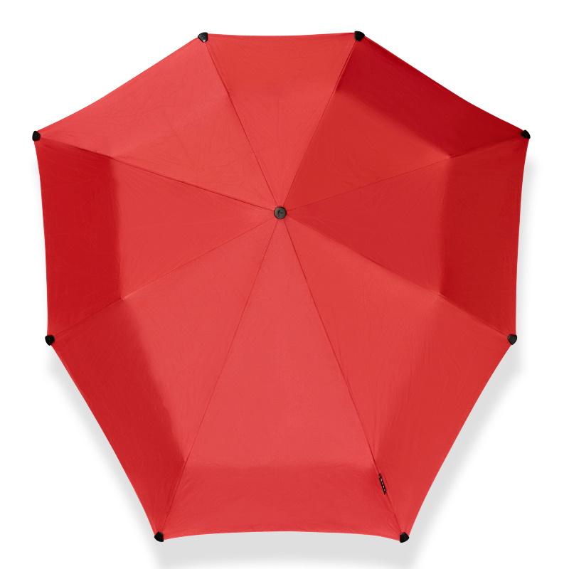 Senz° Mini Opvouwbare Storm Paraplu Rood