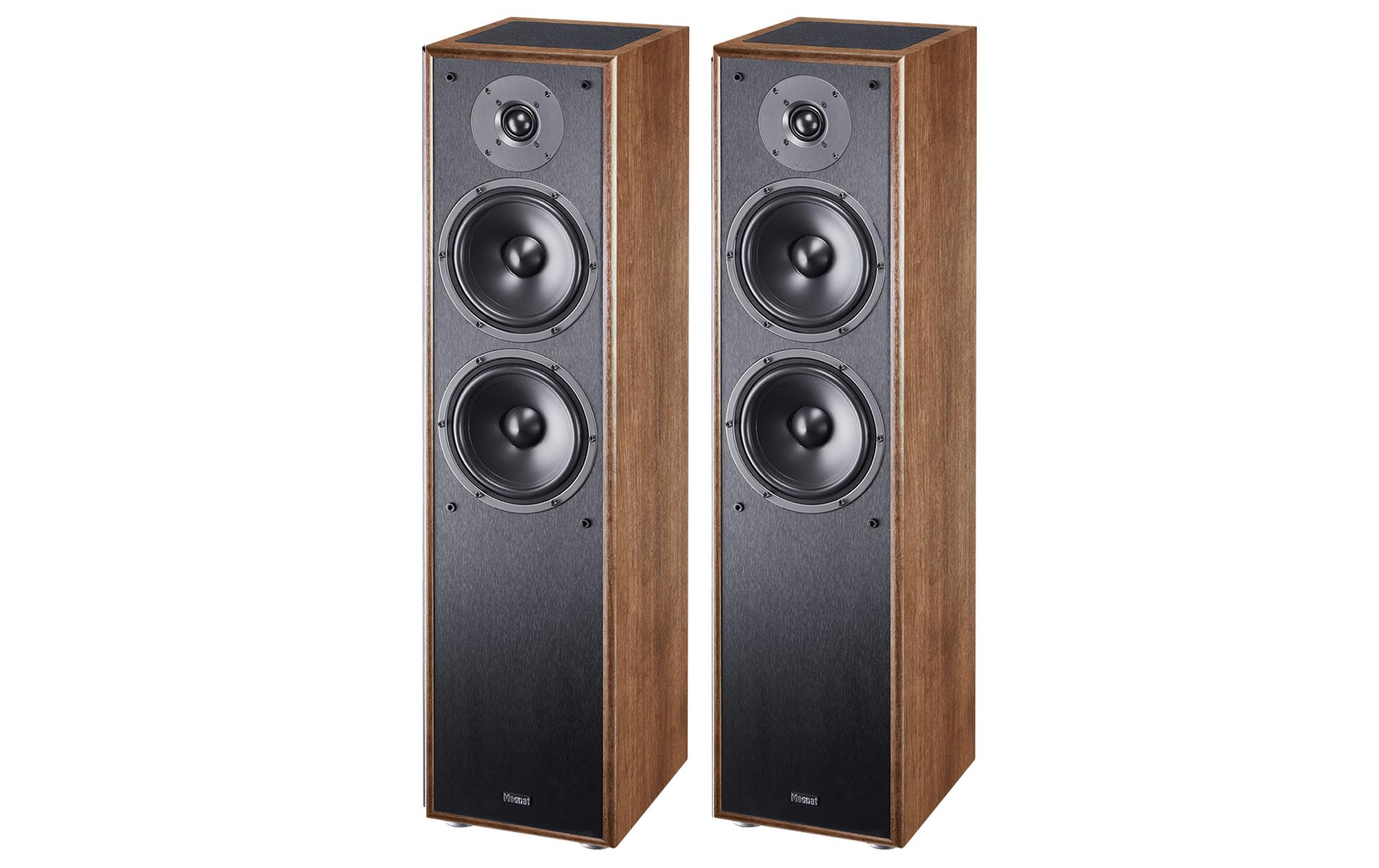 Standlautsprecher Paar Monitor S80ATM KIT Walnuss<br>Standlautsprecher Paar mit integriertem Dolby Atmos Lautsprecher