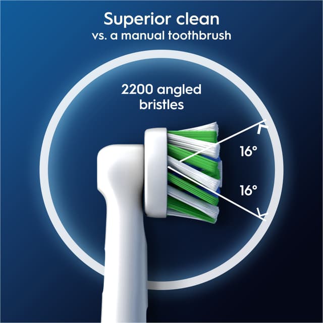 Oral-B Pro Cross Action tandbørstehoved 018913 (9-pak)