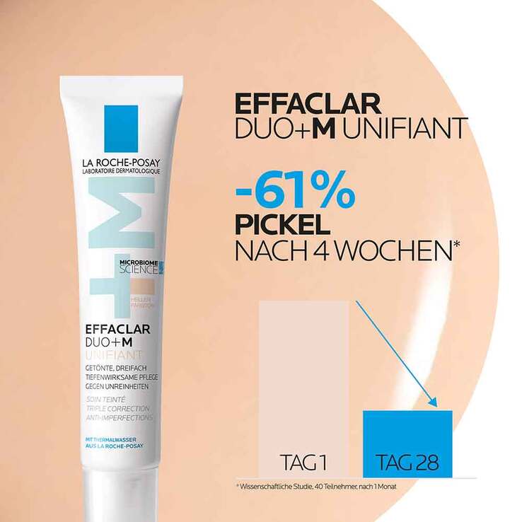 La Roche Posay Effaclar Duo + M Unifiant Creme hell, 40 ml