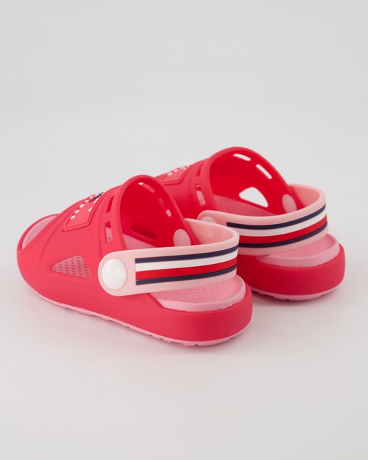 Tommy Hilfiger Stripes Sandalen in Pink