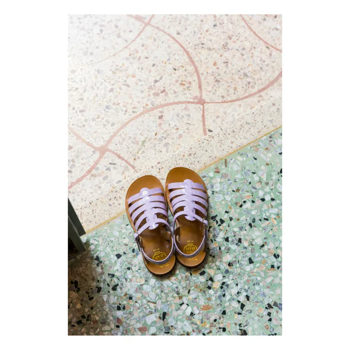 Pom d'Api Sandales Plagette Strap | Lilas