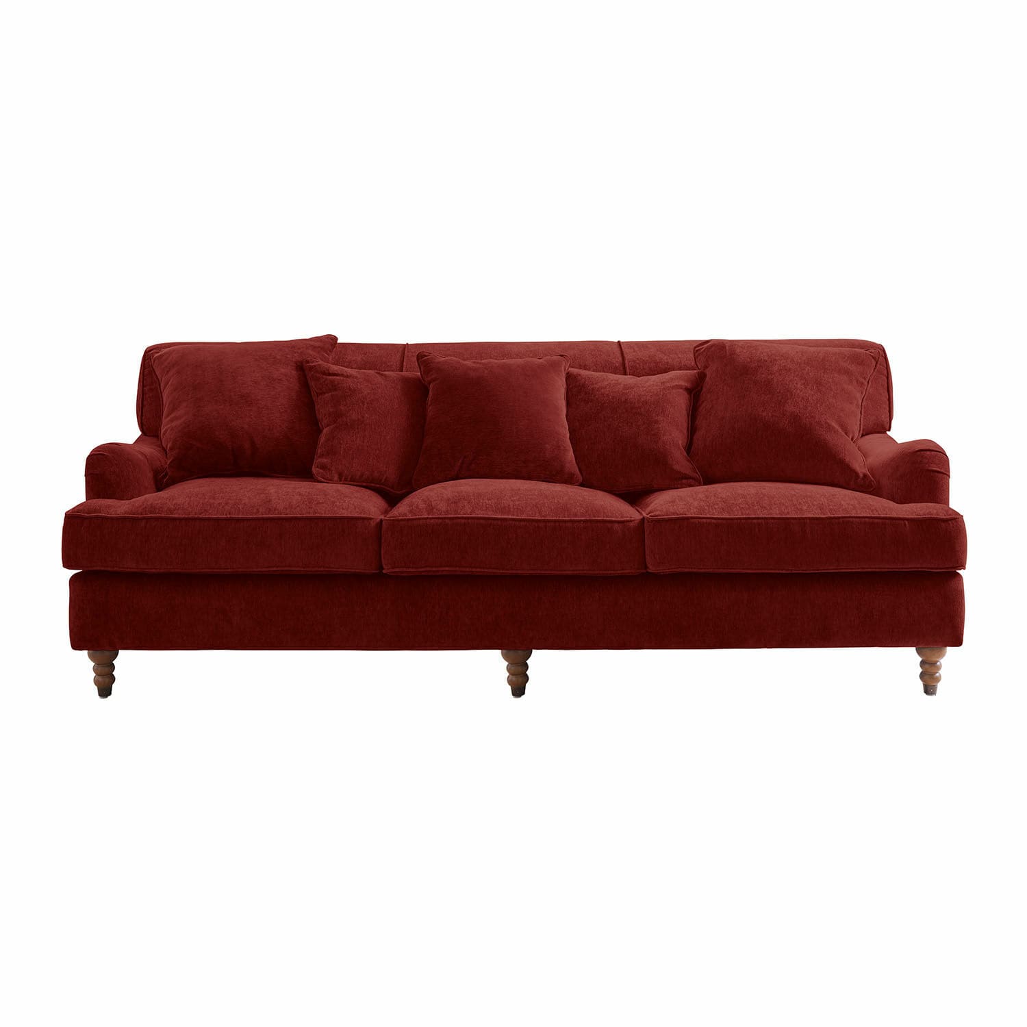 Sofa Isa 3-Sitzer | rostrot