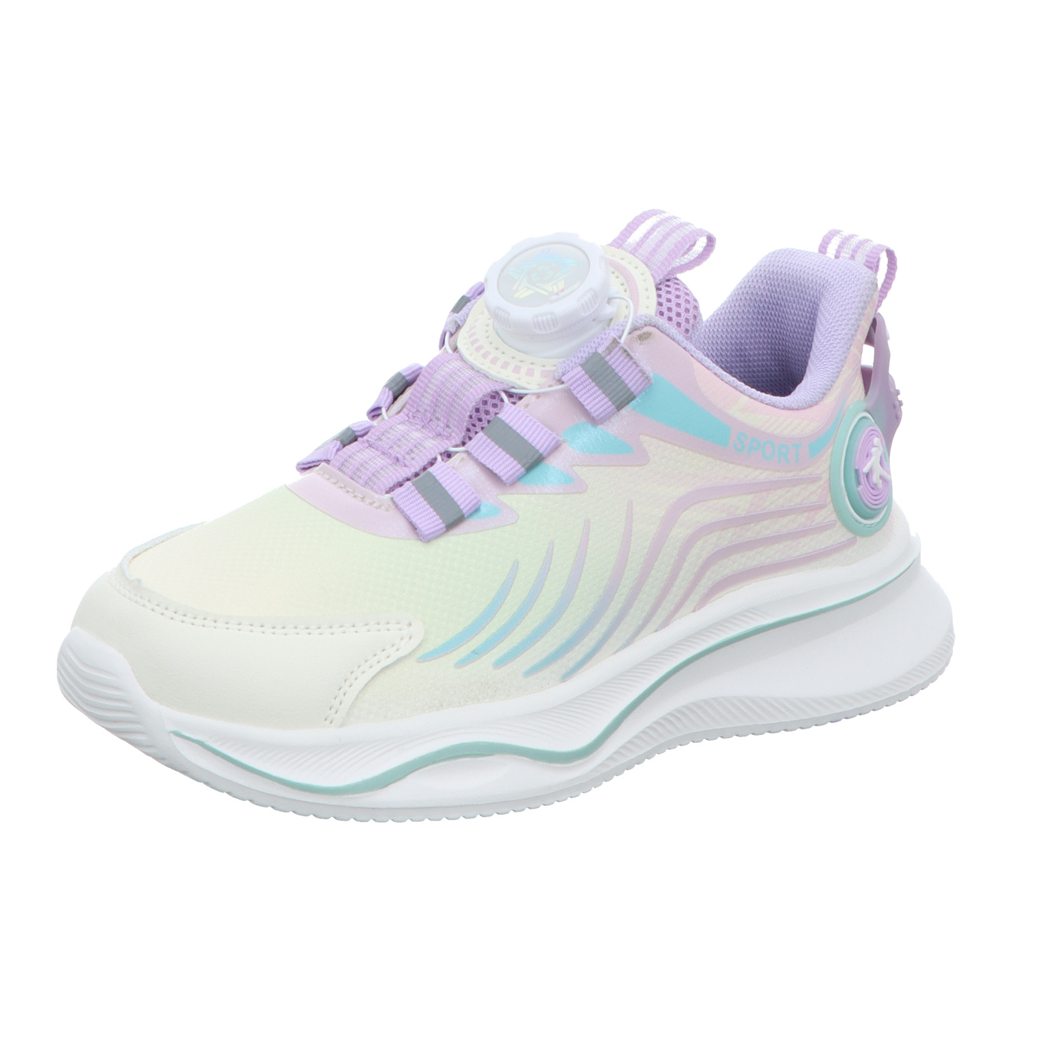 Sneakers Kinder-Mädchen-Sneaker-Slipper Mehrfarbig
