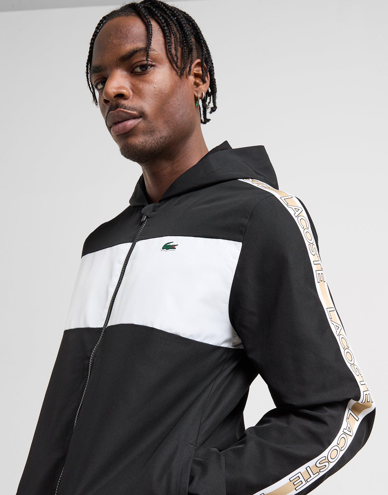 Lacoste Sweat à capuche Colour Block Taffeta Zippé