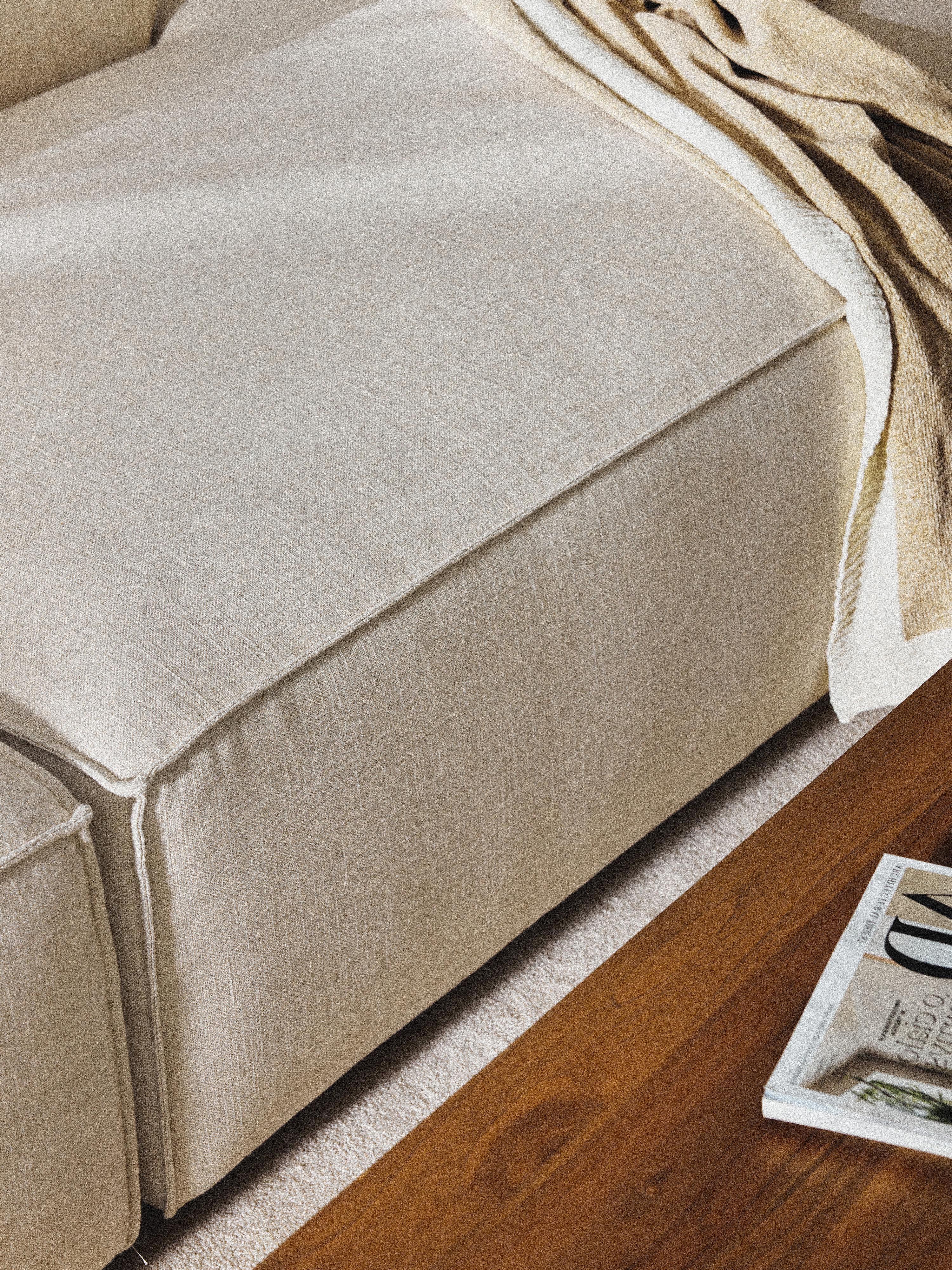 Modulaire chaise longue Lennon van linnenmix