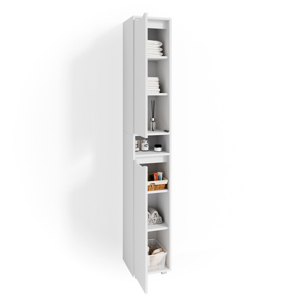 Vicco Badschrank Hochschrank Badezimmerschrank Ruben Badregal Badmöbel 7 Fächer