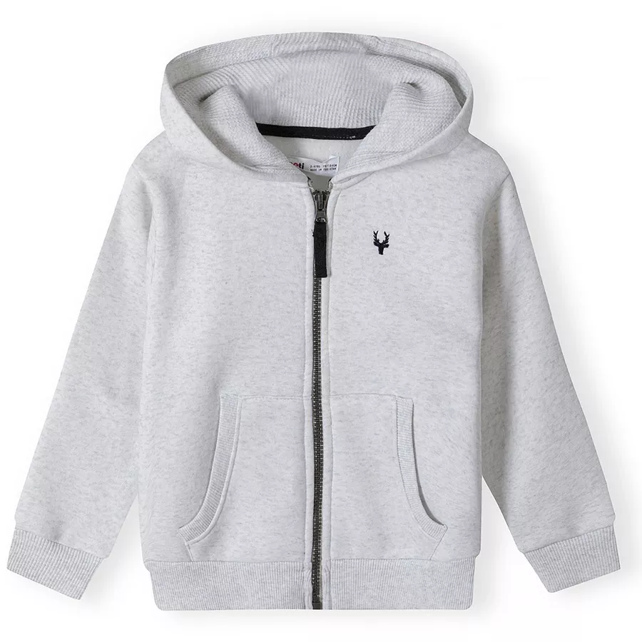 MINOTI Sweatjacke Hellgrau