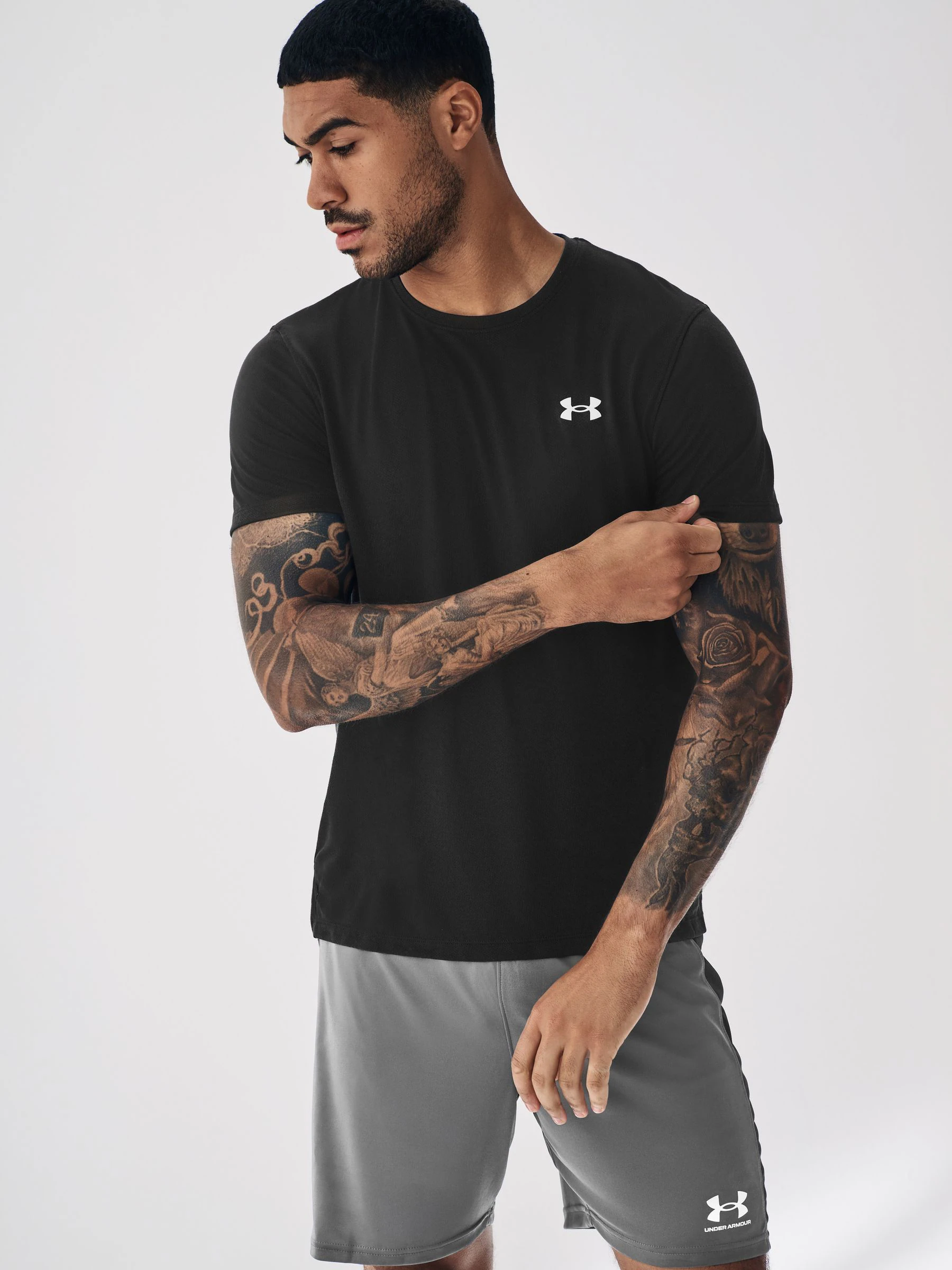 Grijs - Under Armour Challenger gebreide short