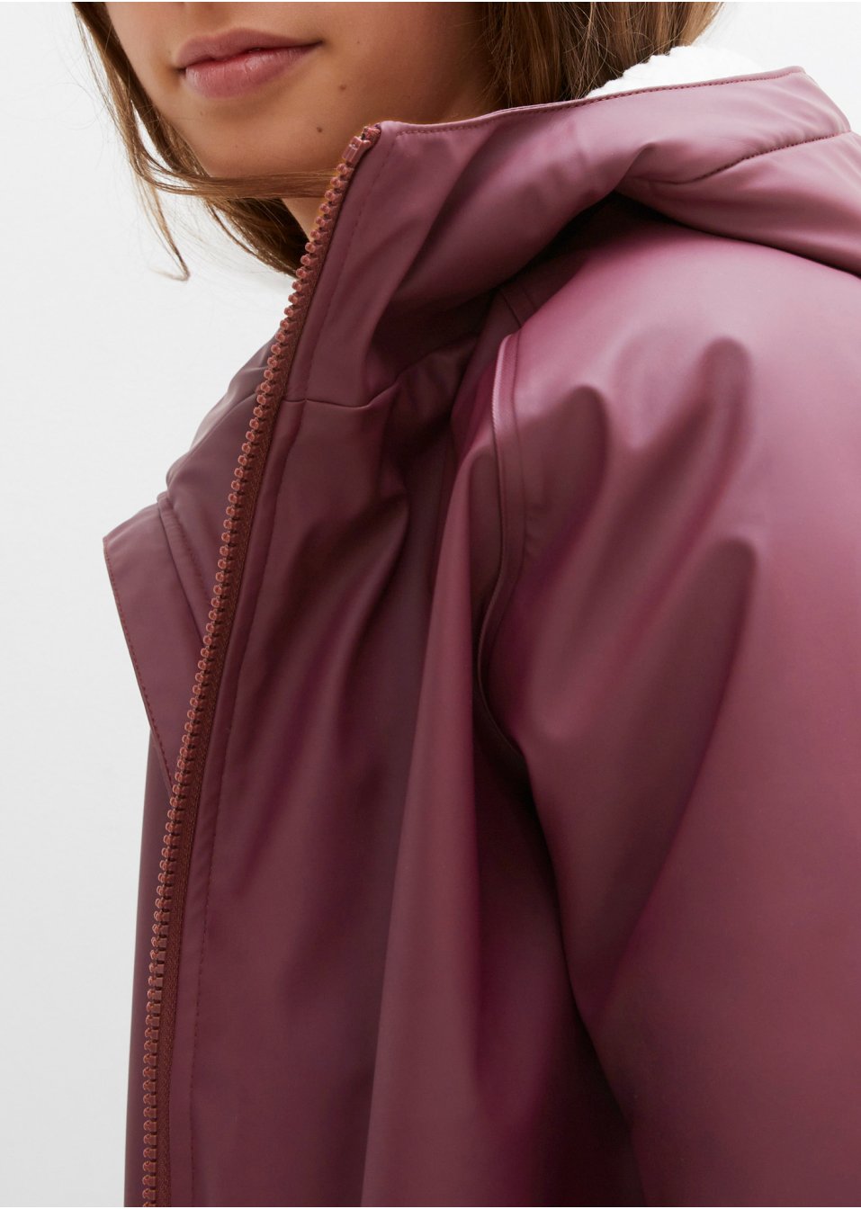 Veste imperméable thermo enfant avec maille peluche