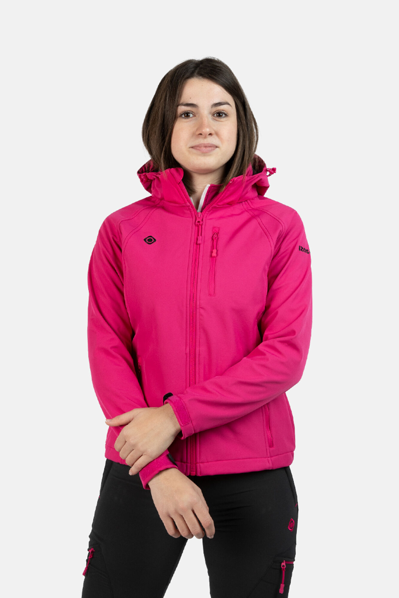 Jaqueta corta-vento softshell Haiti - fúcsia