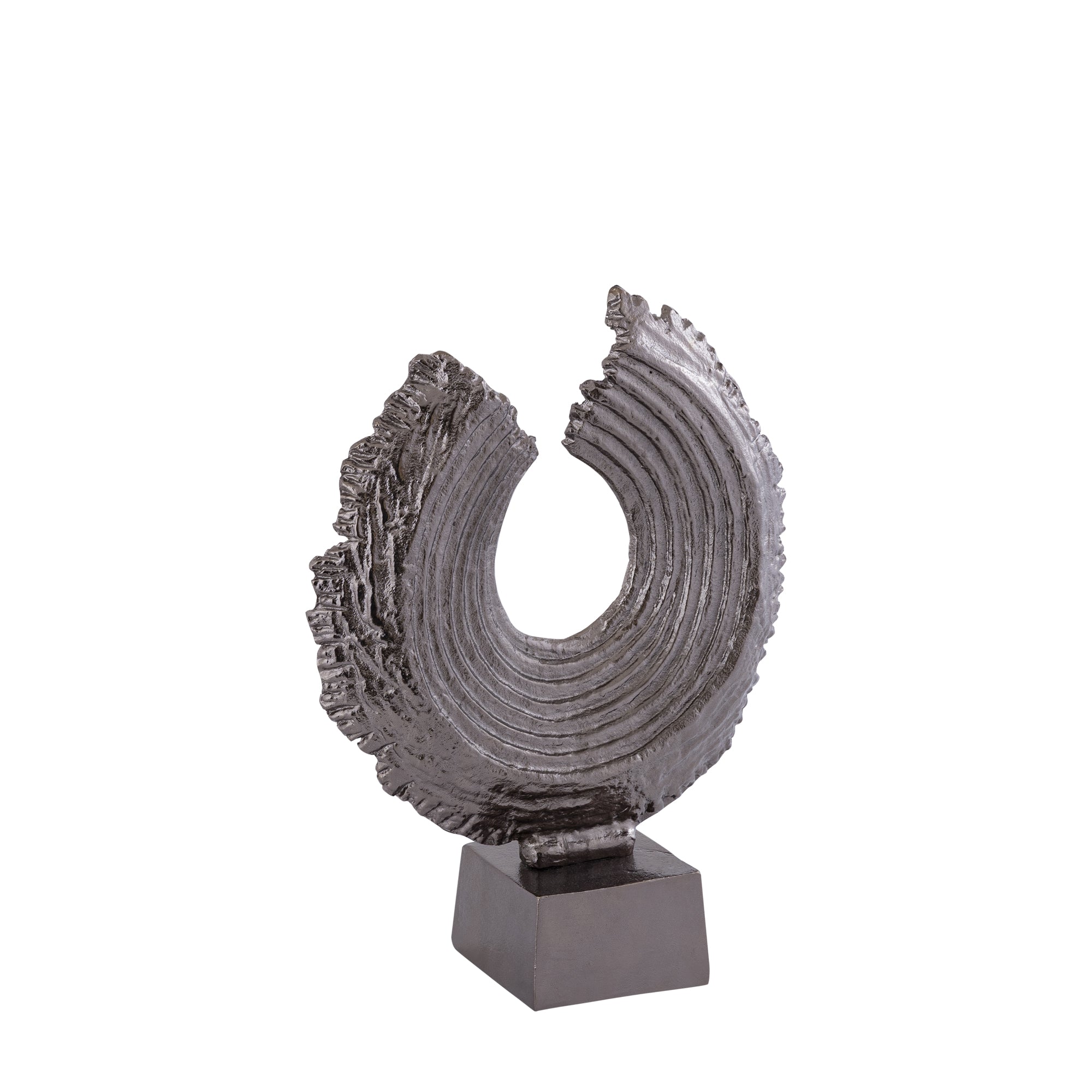 PTMD Apolline Bronze Round Casted Alu Statue On Base S