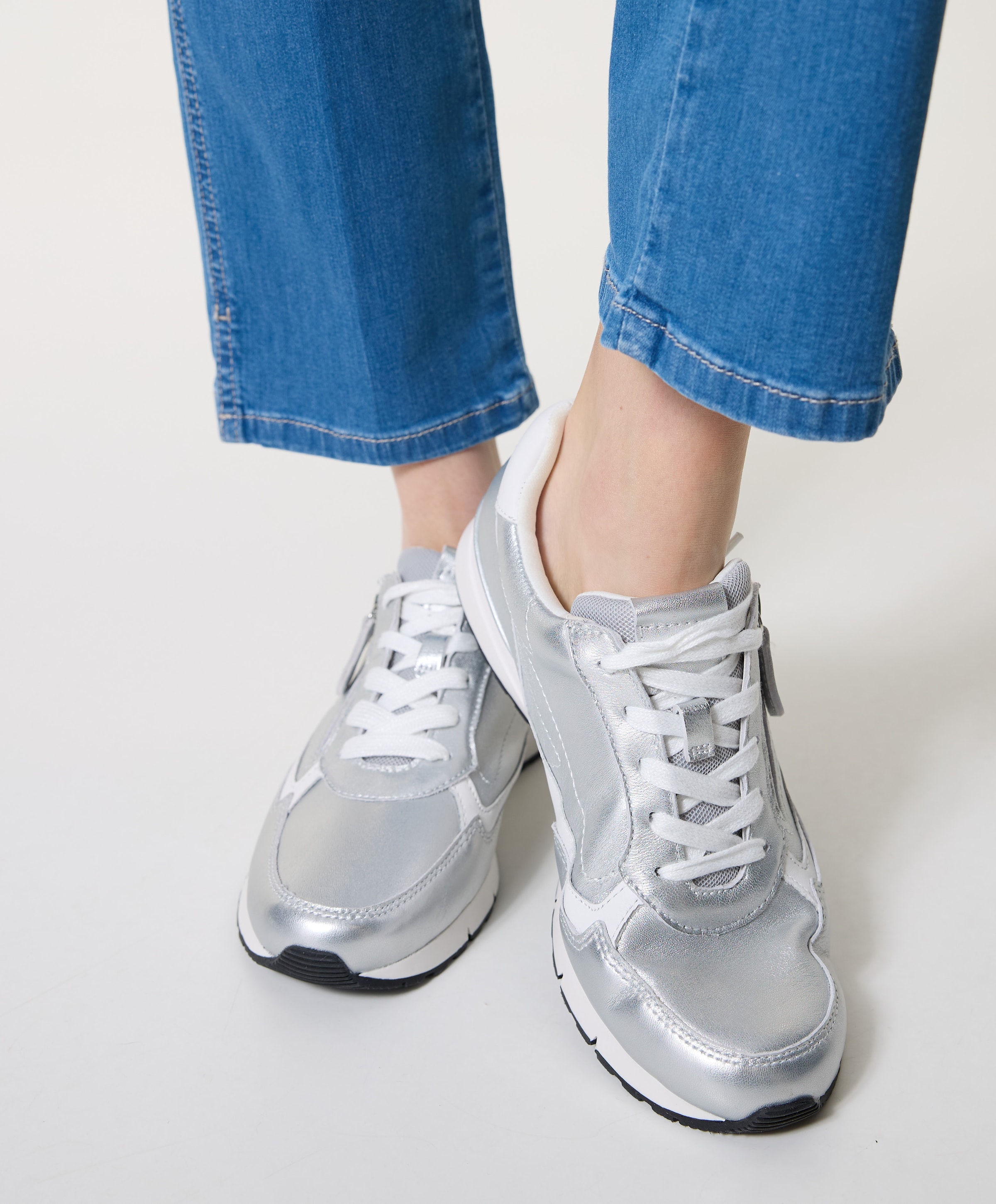 Gabor dames sneakers zilver
