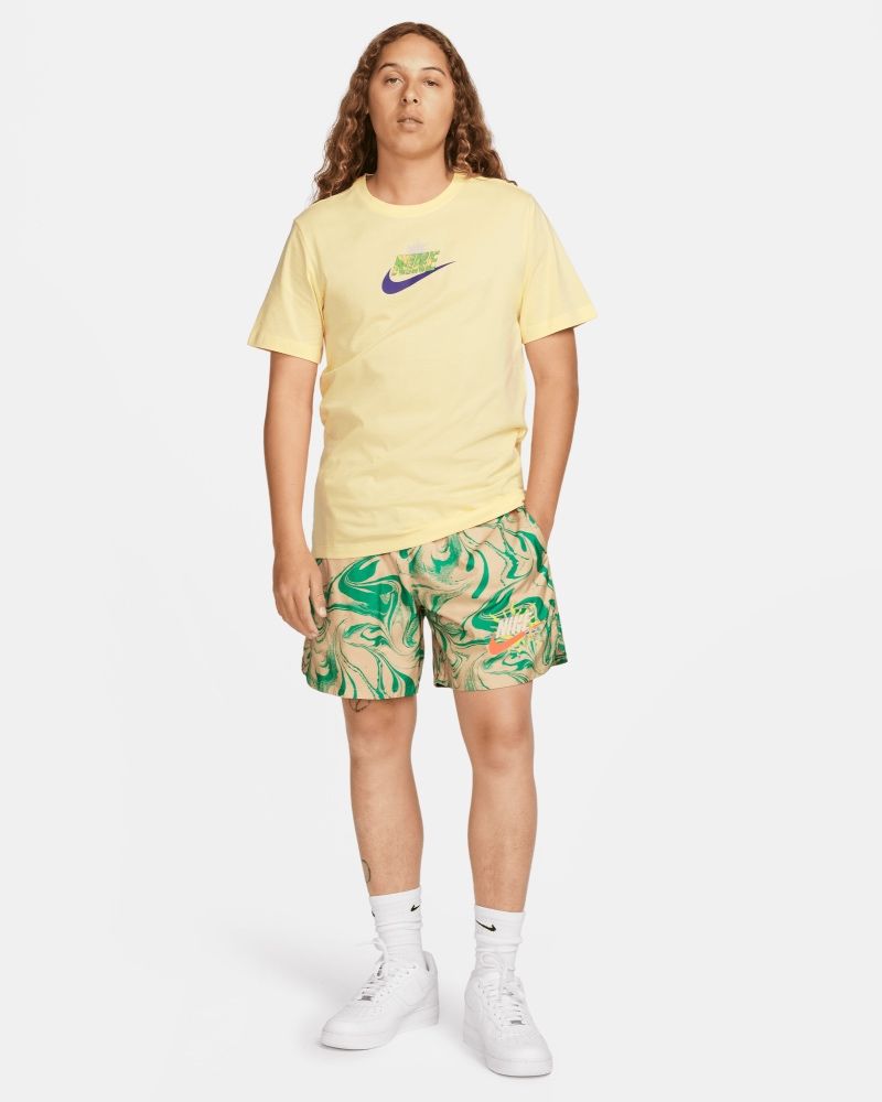 Short Nike Sportswear Vert & Jaune pour homme